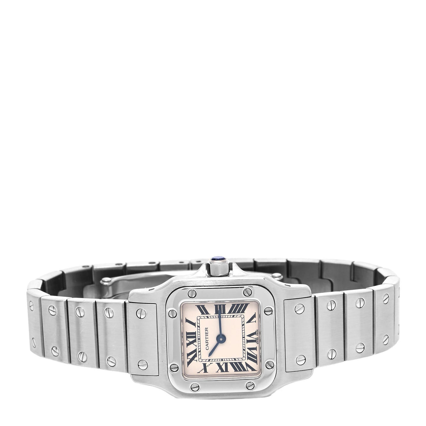 Stainless Steel 24mm Santos de Cartier Galbee Quartz Watch