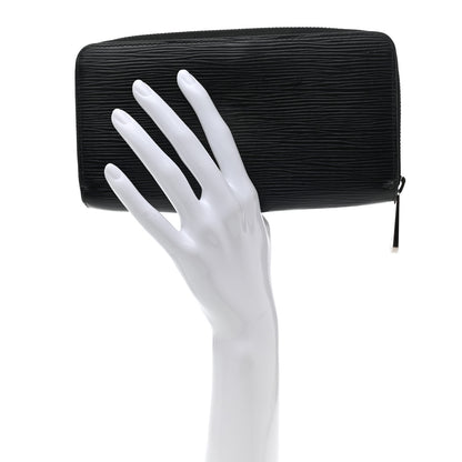 Louis Vuitton Epi Zippy Wallet Black 2 of 9