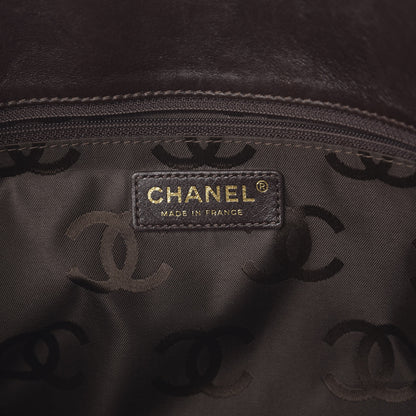 Chanel Woven Straw Quilted Shopping Tote Blue 8 of 13