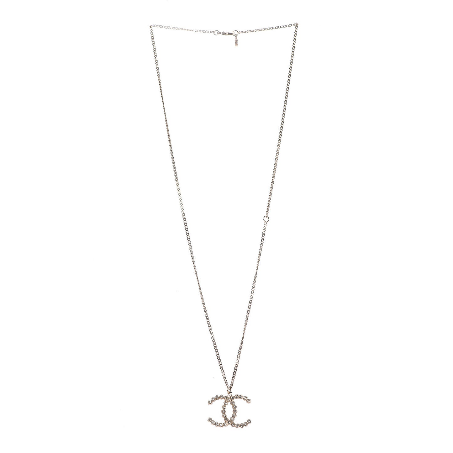 Crystal CC Necklace Gold