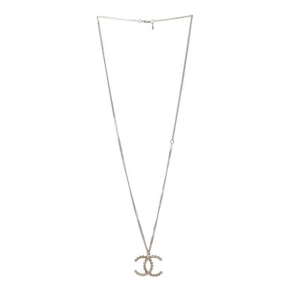 Chanel Crystal CC Necklace Gold 3 of 6