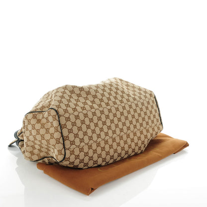 Gucci Monogram Large Sukey Tote Beige Ebony Black 4 of 7