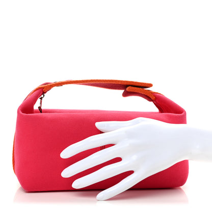 Hermes Canvas Small Bride-A-Brac Pouch Hibiscus 2 of 7