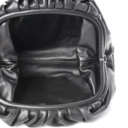 Bottega Veneta Smooth Butter Calf The Pouch Oversized Clutch Black 4 of 10