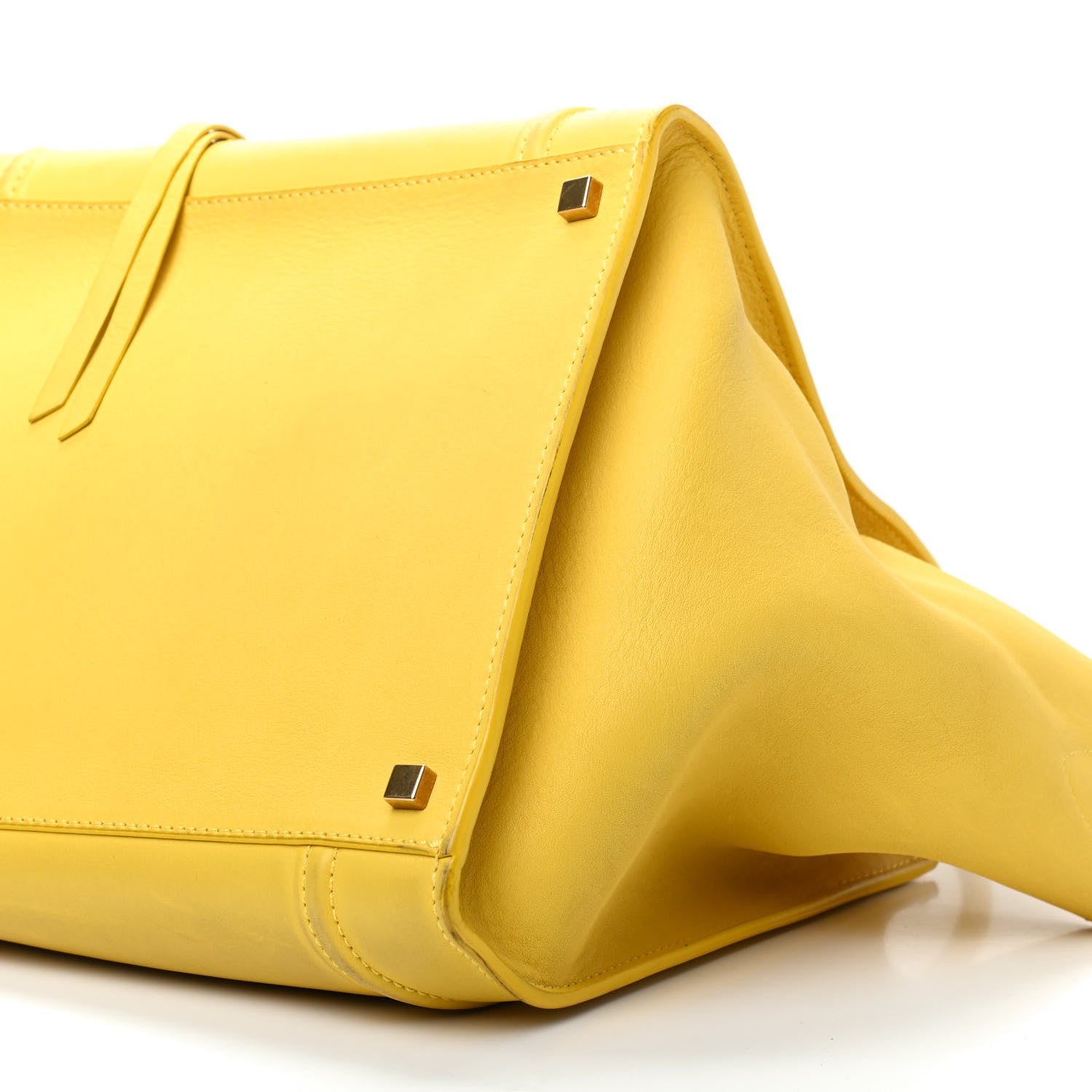 Celine Smooth Calfskin Medium Phantom Luggage Sun Yellow 7 of 9