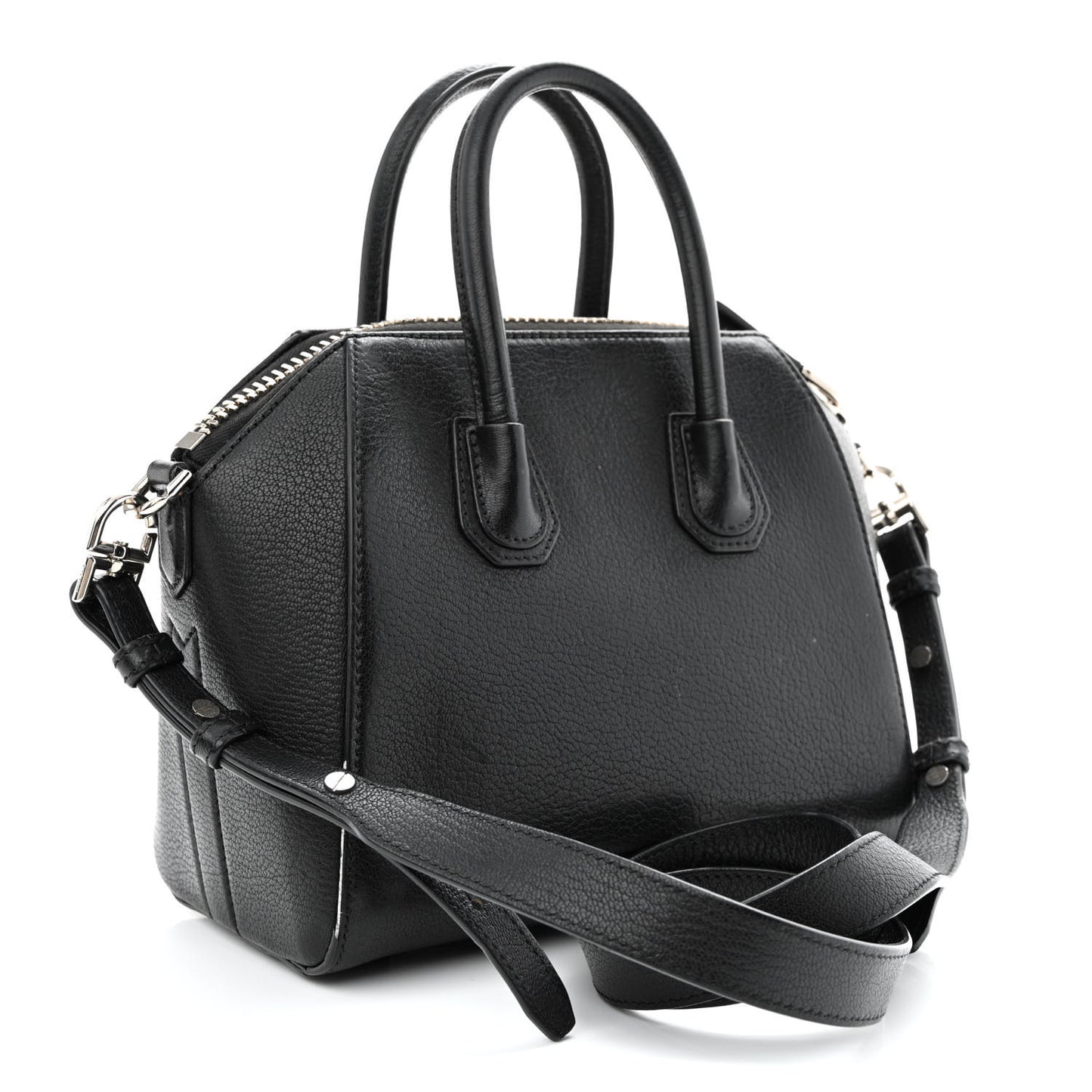 Sugar Goatskin Mini Antigona Black