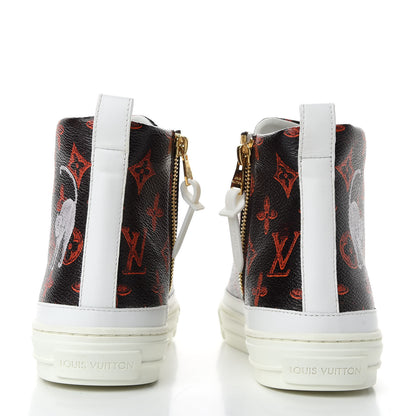Louis Vuitton Catogram Stellar Sneaker Boots 38 Marron 6 of 11