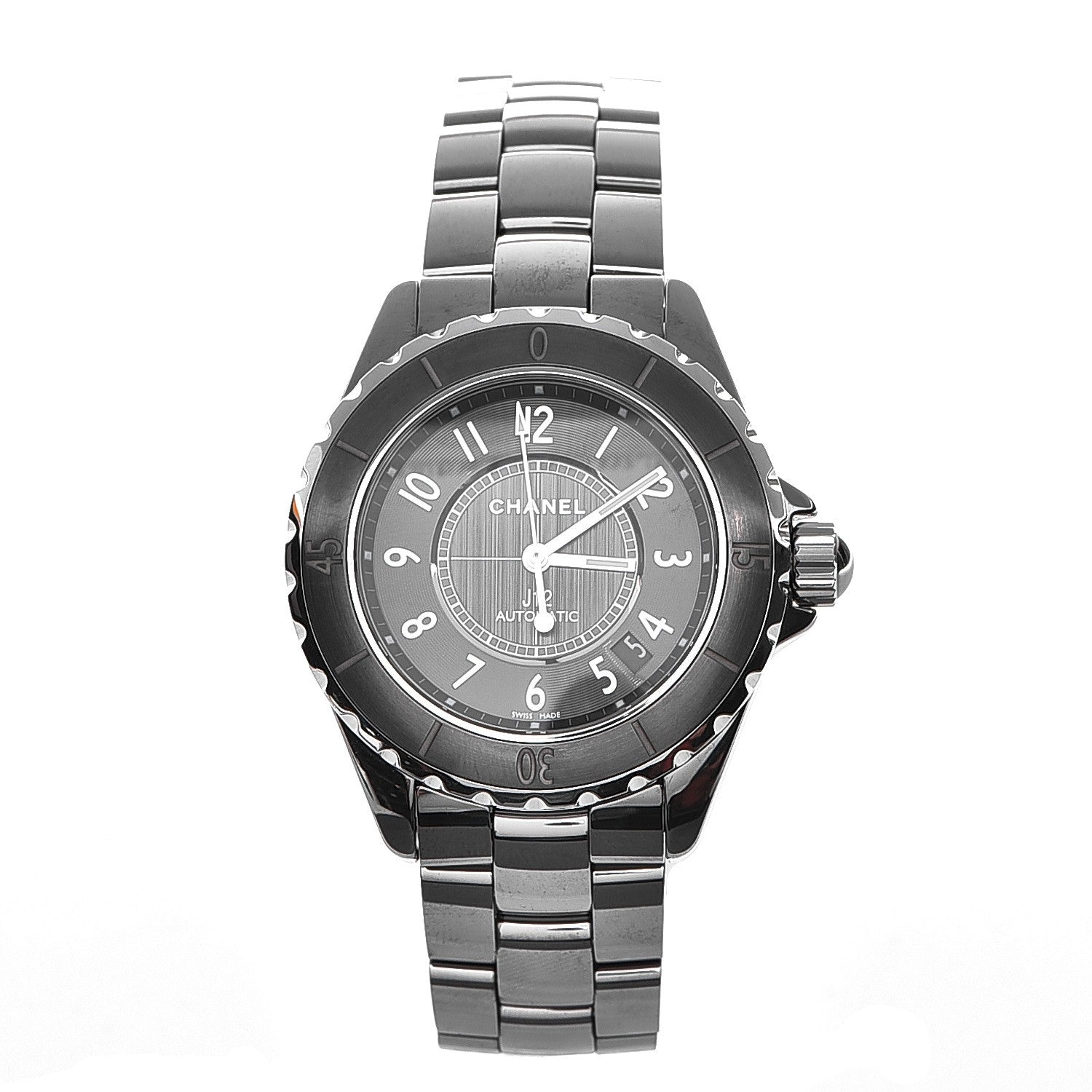 Chanel Titanium Ceramic 38mm J12 Chromatic Automatic Watch 1 of 7