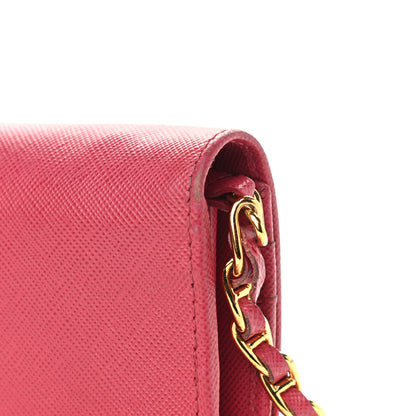 Prada Saffiano Metal Oro Chain Wallet Tamaris 12 of 14