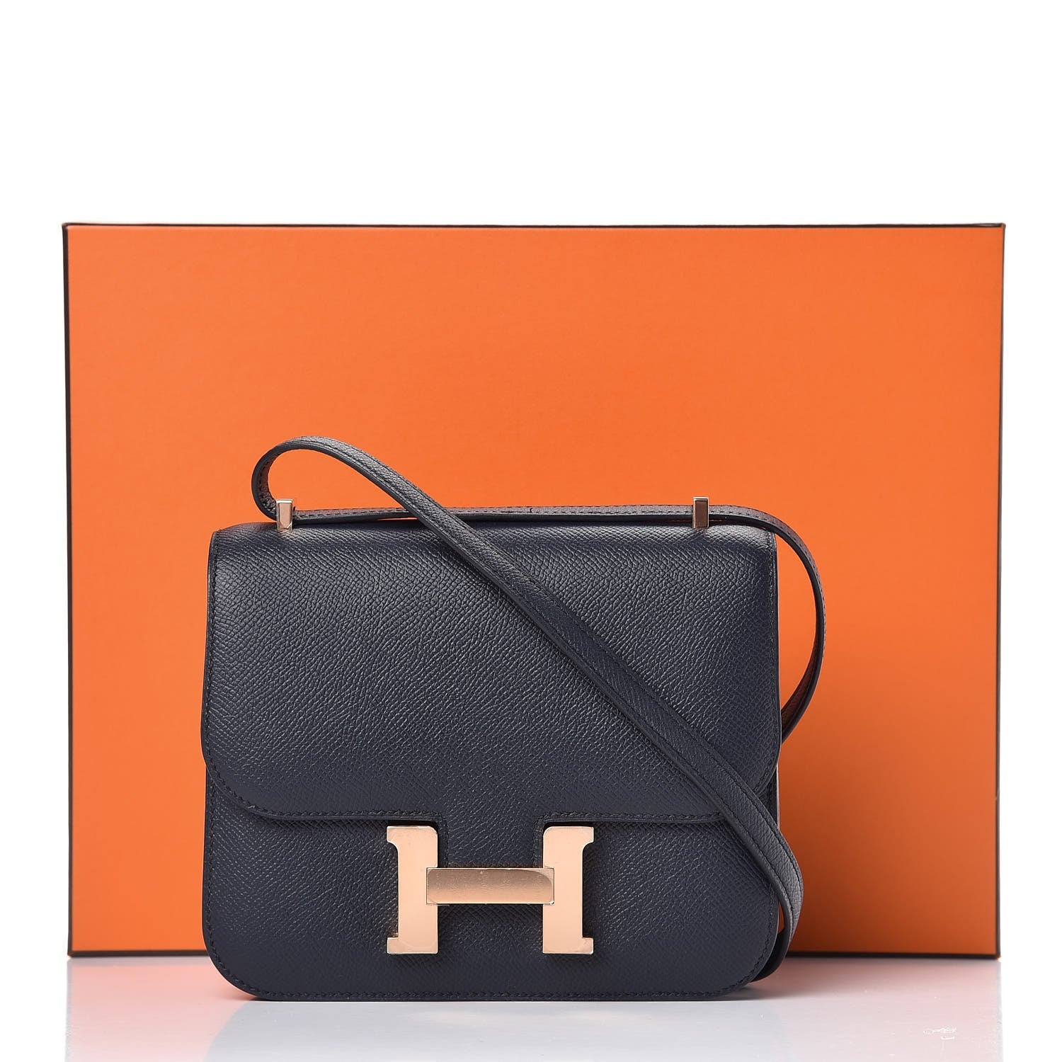 Hermes Epsom Constance 18 Bleu Indigo 17 of 17