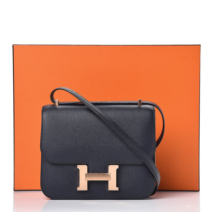 Hermes Epsom Constance 18 Bleu Indigo 17 of 17