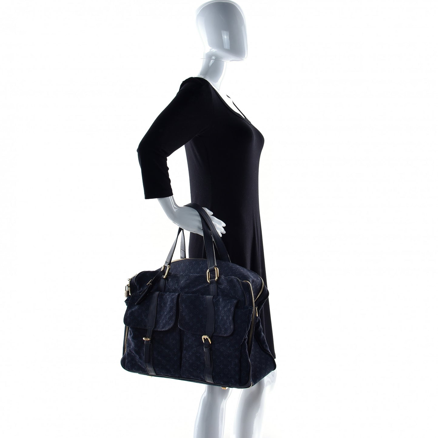 Mini Lin Monogram Louise Blue