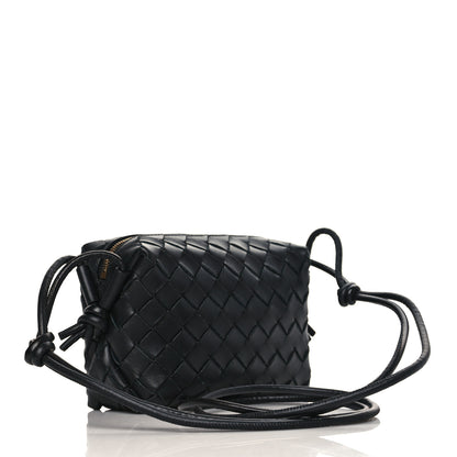 Bottega Veneta Nappa Intrecciato Mini Loop Camera Bag Black 3 of 8