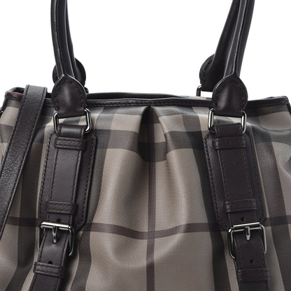 Burberry Smoked Check Small Northfield Tote Black 8 of 10
