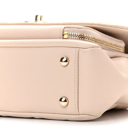Chanel Caviar Quilted Medium Business Affinity Flap Beige 10 of 10
