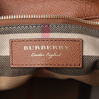 Burberry Soft Grain Calfskin Medium Dashwood Buckle Tote Bright Toffee 6 of 10