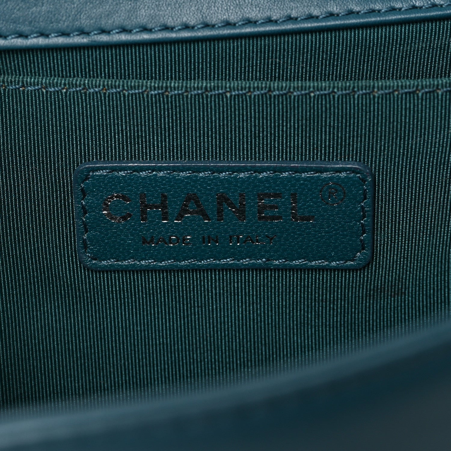 Chanel Calfskin Ombre Faded Quilted Medium Boy Flap Green 6 of 9