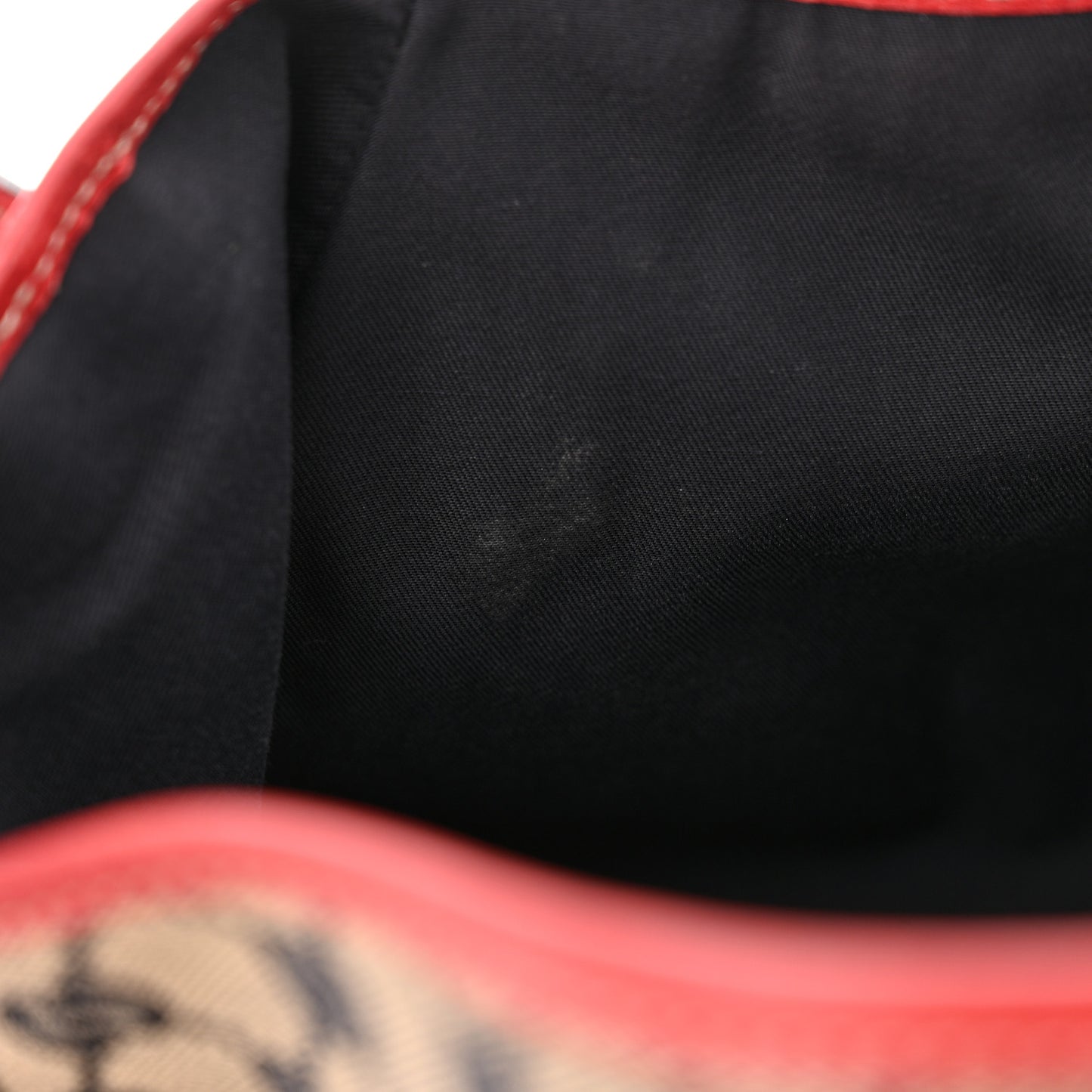 Monogram Medium Abbey Shoulder Bag Navy Red