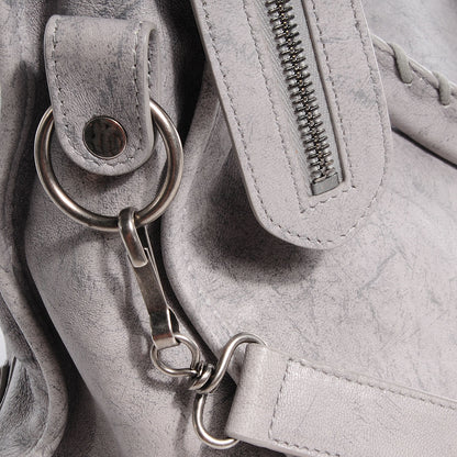 Balenciaga Agneau Marble Hardware City Grey 6 of 9
