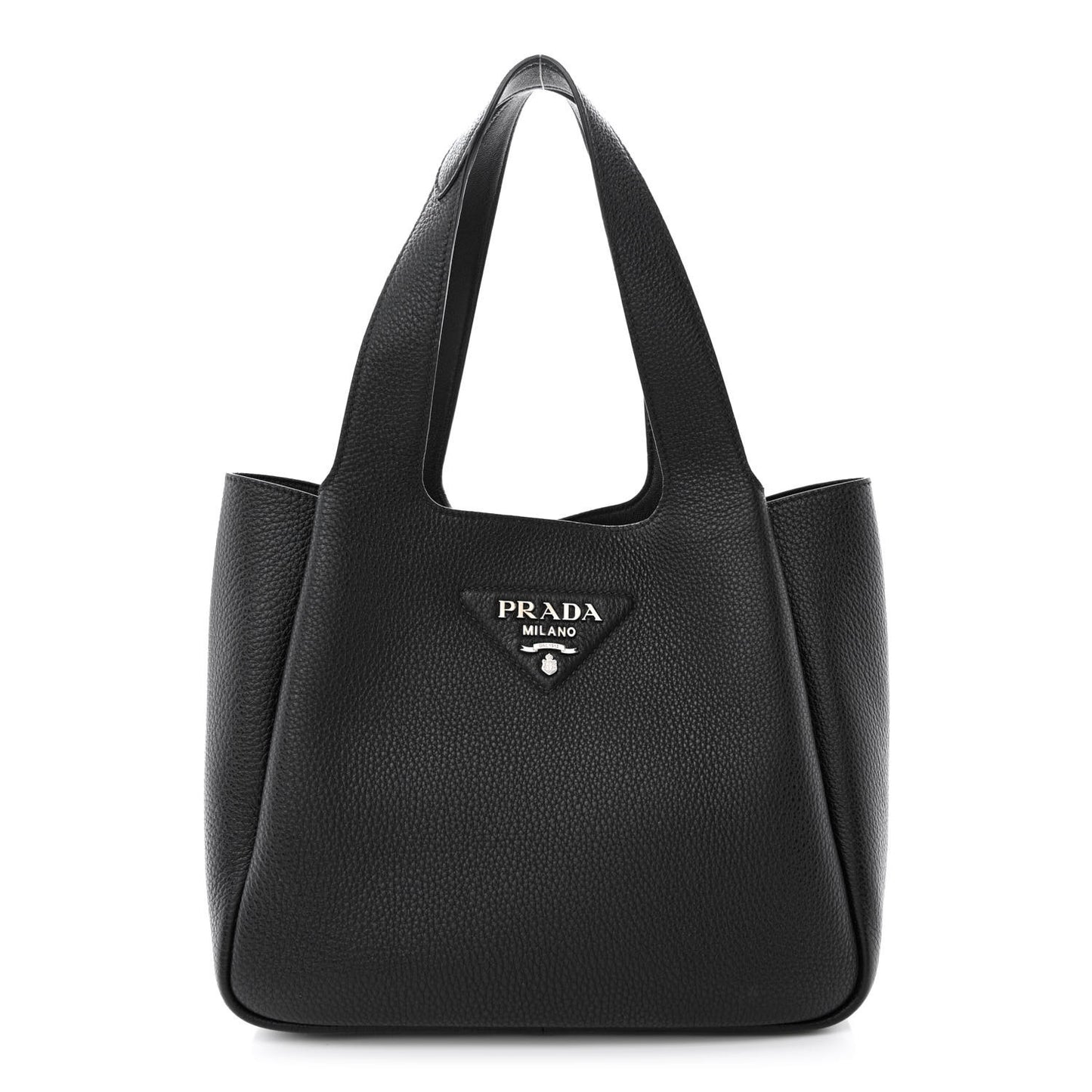 Vitello Daino Soft Medium Dynamique Tote Black