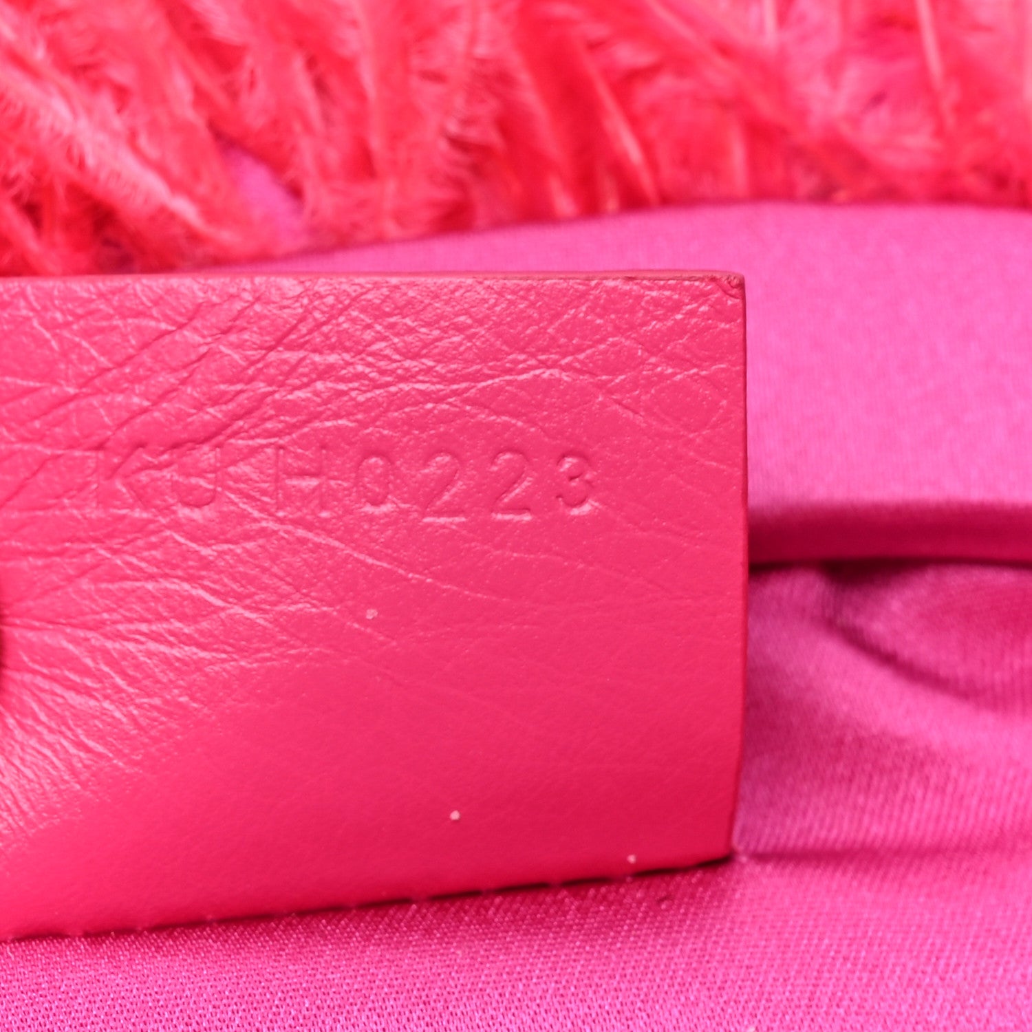 Givenchy Ostrich Feather Mini Kenny Shoulder Bag Pink 7 of 11