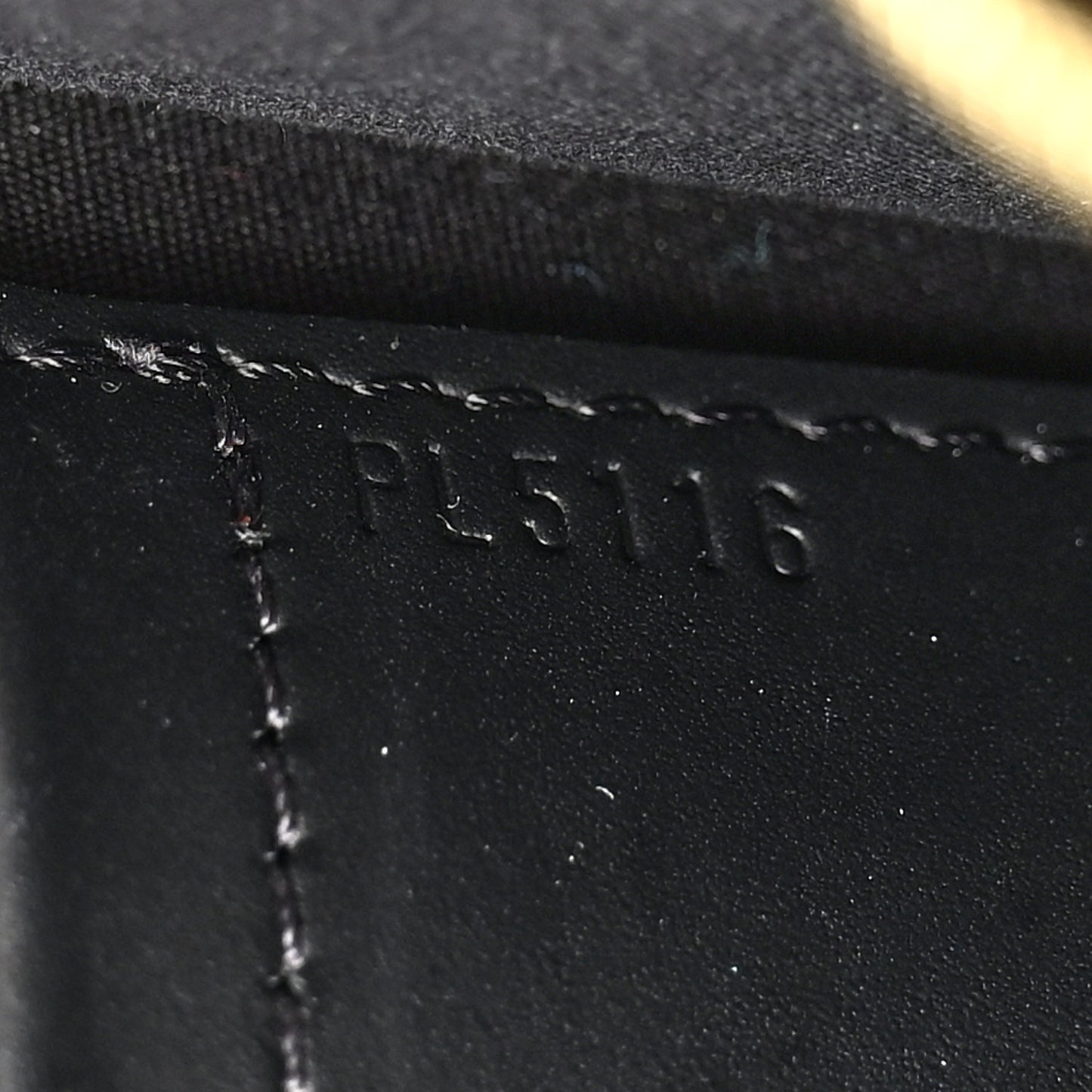 Patent Louise Clutch Black