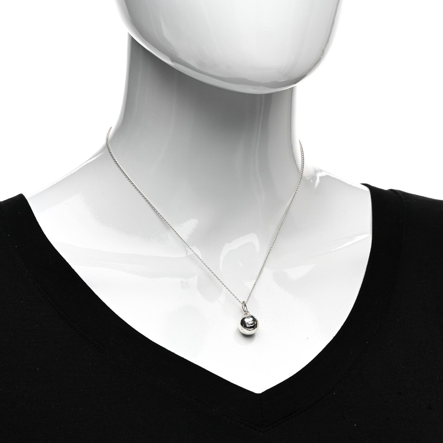 Sterling Silver 1837 Ball Pendant Necklace