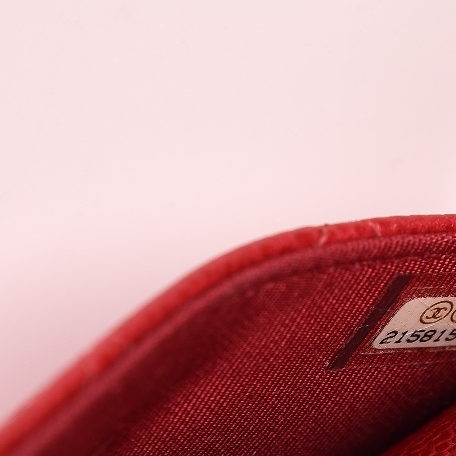Chanel Caviar Quilted Wallet on Chain WOC Red 8 of 9