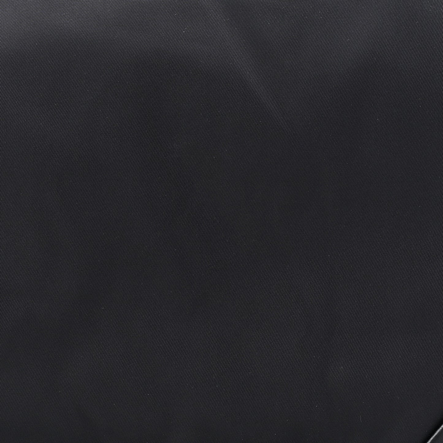 Tessuto Nylon Saffiano Logo Messenger Bag Black