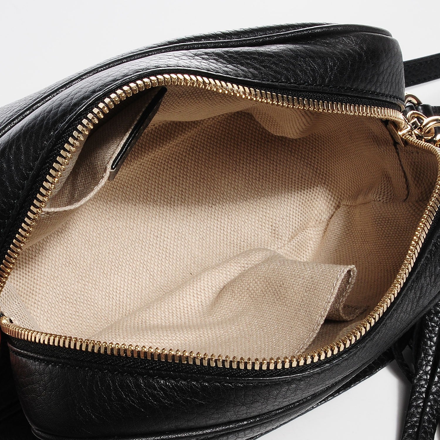 Gucci Pebbled Calfskin Small Soho Disco Bag Black 5 of 8