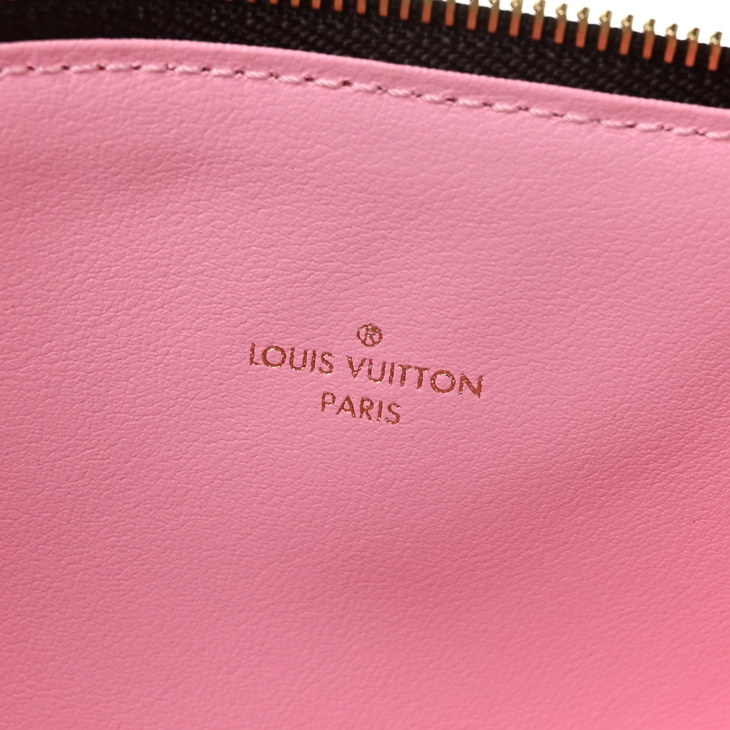 Louis Vuitton Damier Ebene Studded Felicie Chain Wallet Zippered Insert 6 of 8