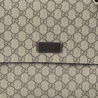 Gucci GG Plus Monogram Messenger Diaper Bag Dark Brown 10 of 10