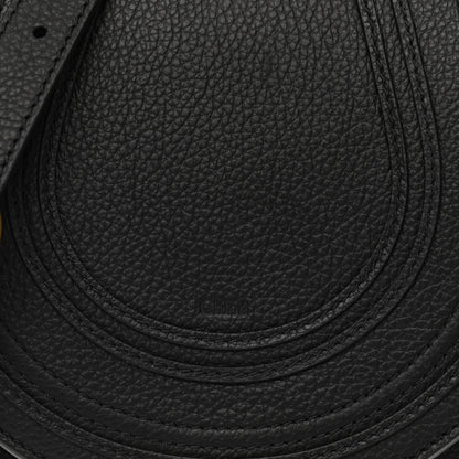 Chloe Calfskin Mini Marcie Round Crossbody Bag Black 6 of 8