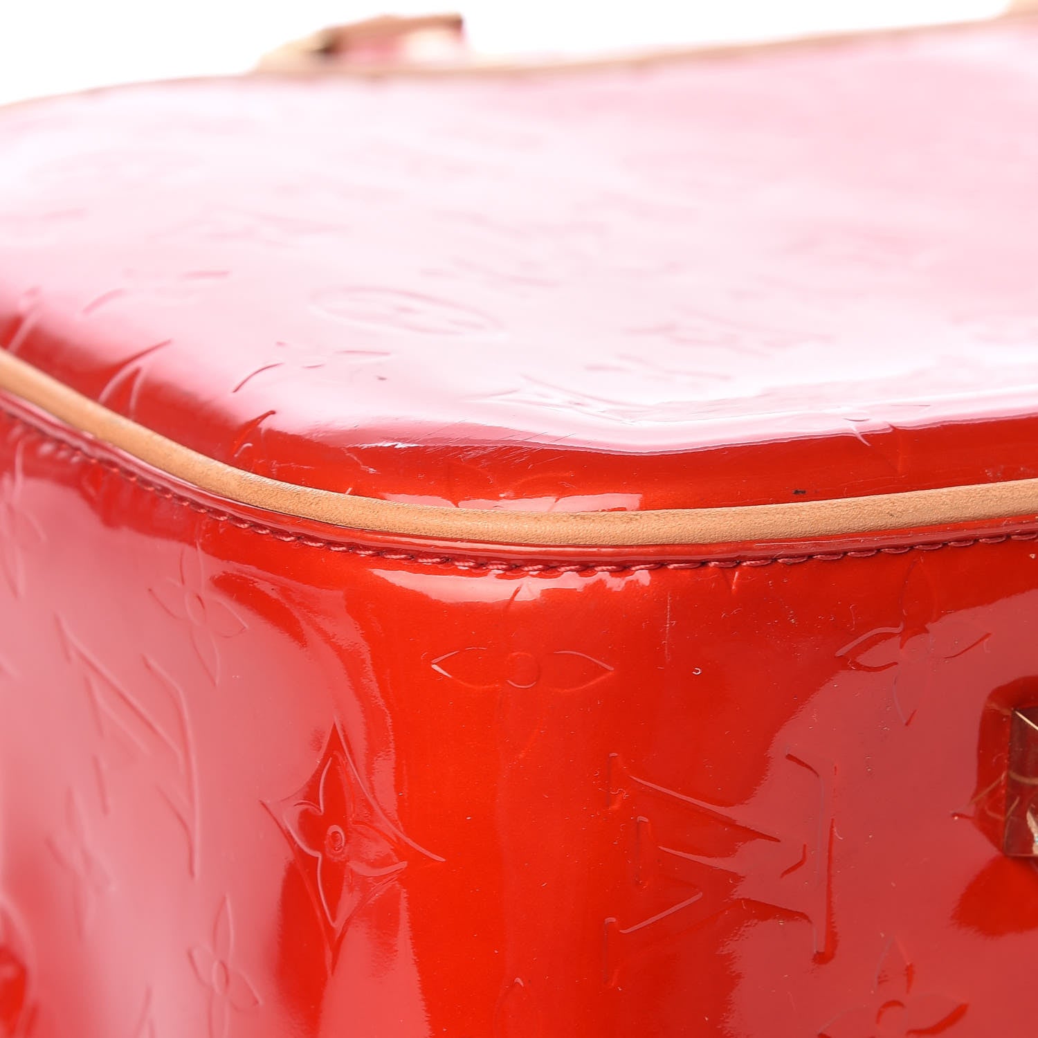 Louis Vuitton Vernis Sutton Rouge 11 of 14