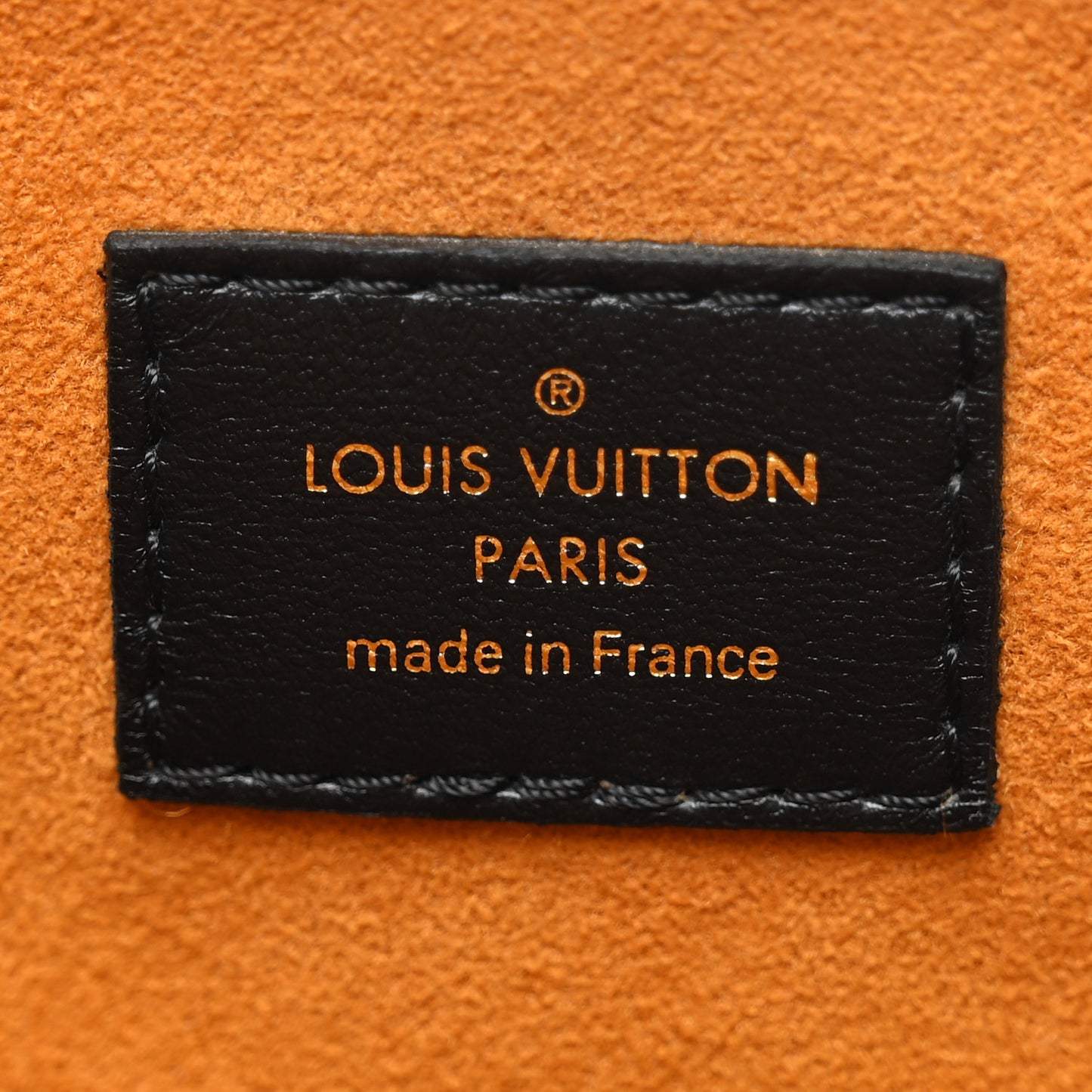 Lambskin Embossed Monogram Coussin MM Black