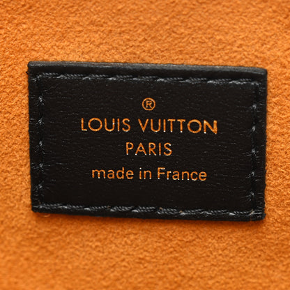 Louis Vuitton Lambskin Embossed Monogram Coussin MM Black 8 of 11