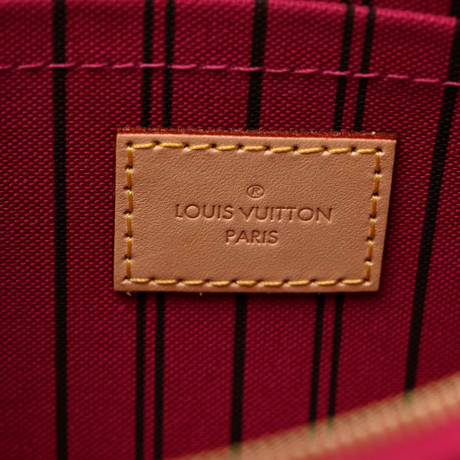 Louis Vuitton Monogram Neverfull MM GM Pochette Pivoine 6 of 7