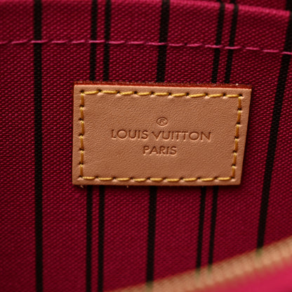Louis Vuitton Monogram Neverfull MM GM Pochette Pivoine 6 of 7