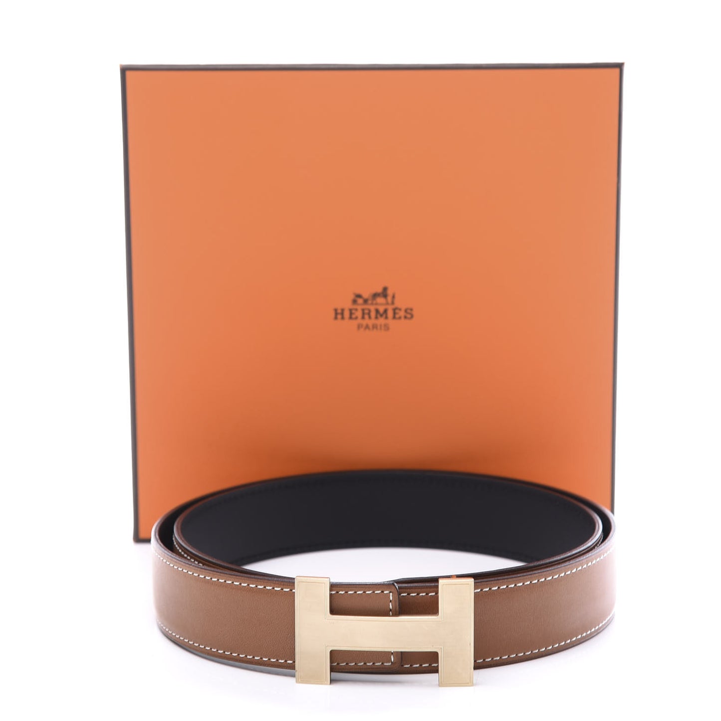 Box Chamonix 32mm Quizz H Belt 90 Black Gold
