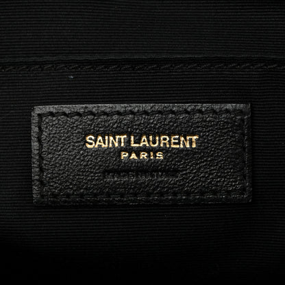 Saint Laurent Calfskin Matelasse Monogram Lou Camera Bag Navy 6 of 10