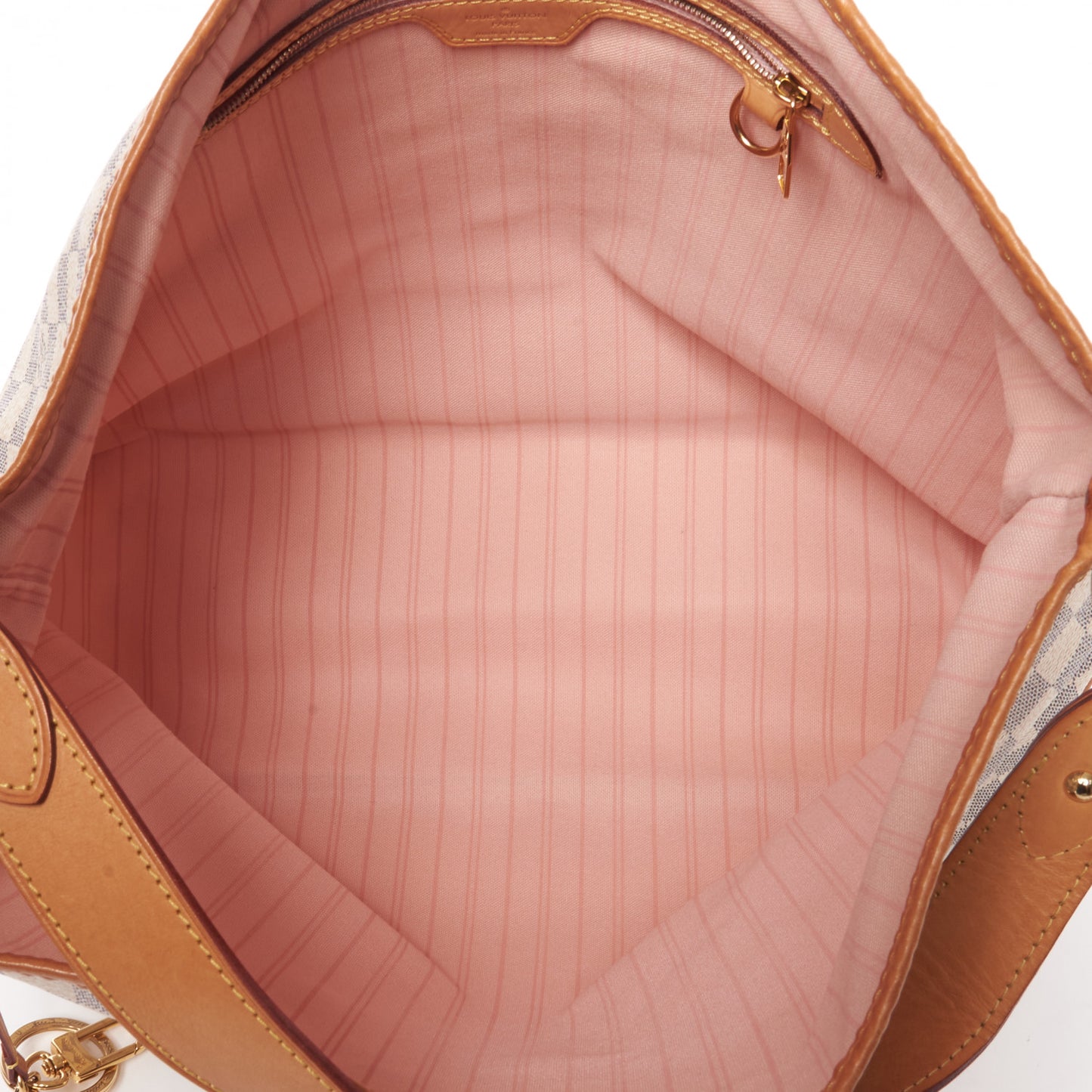 Damier Azur Delightful MM Rose Ballerine