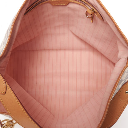 Louis Vuitton Damier Azur Delightful MM Rose Ballerine 6 of 7