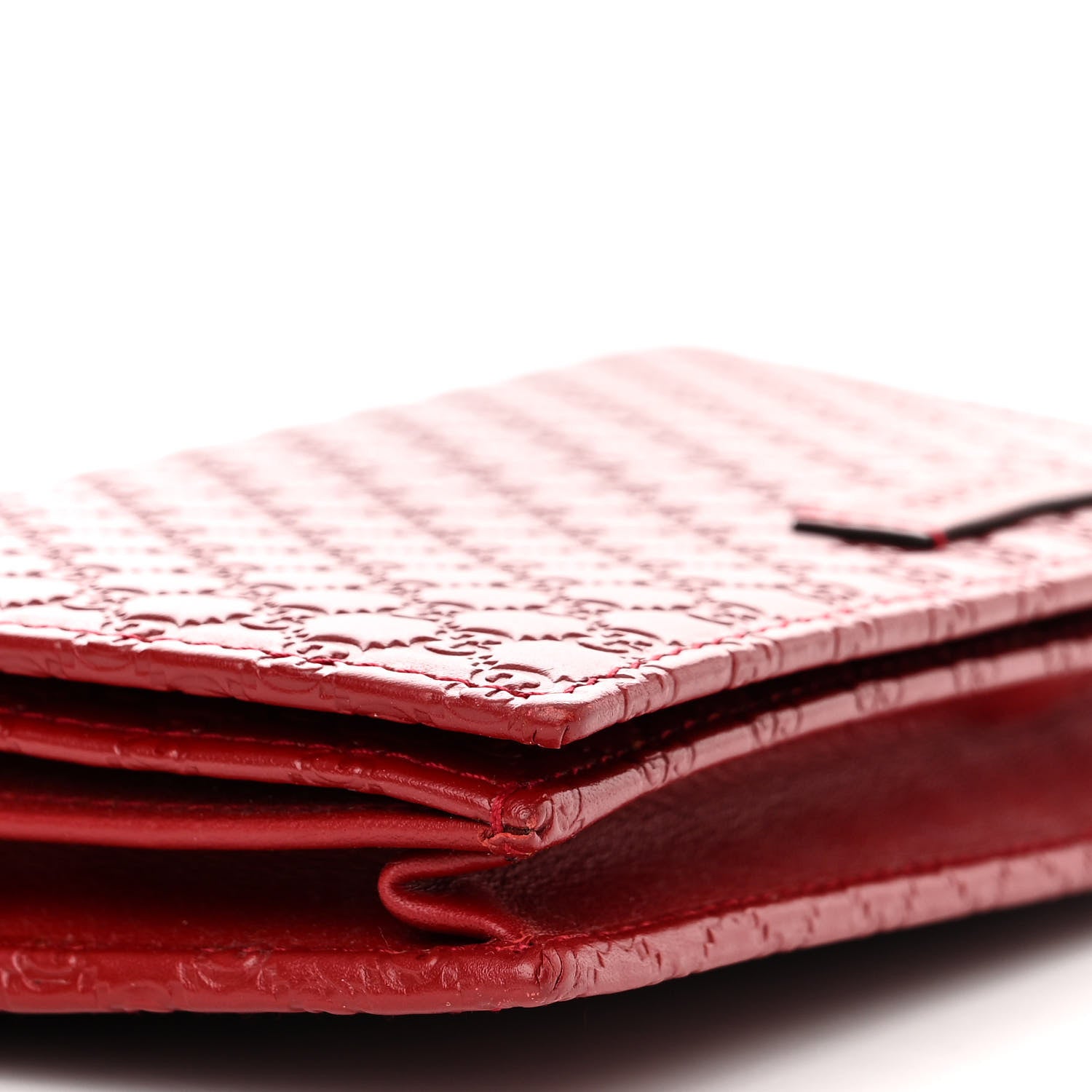 Gucci Microguccissima Crossbody Wallet Red 8 of 9
