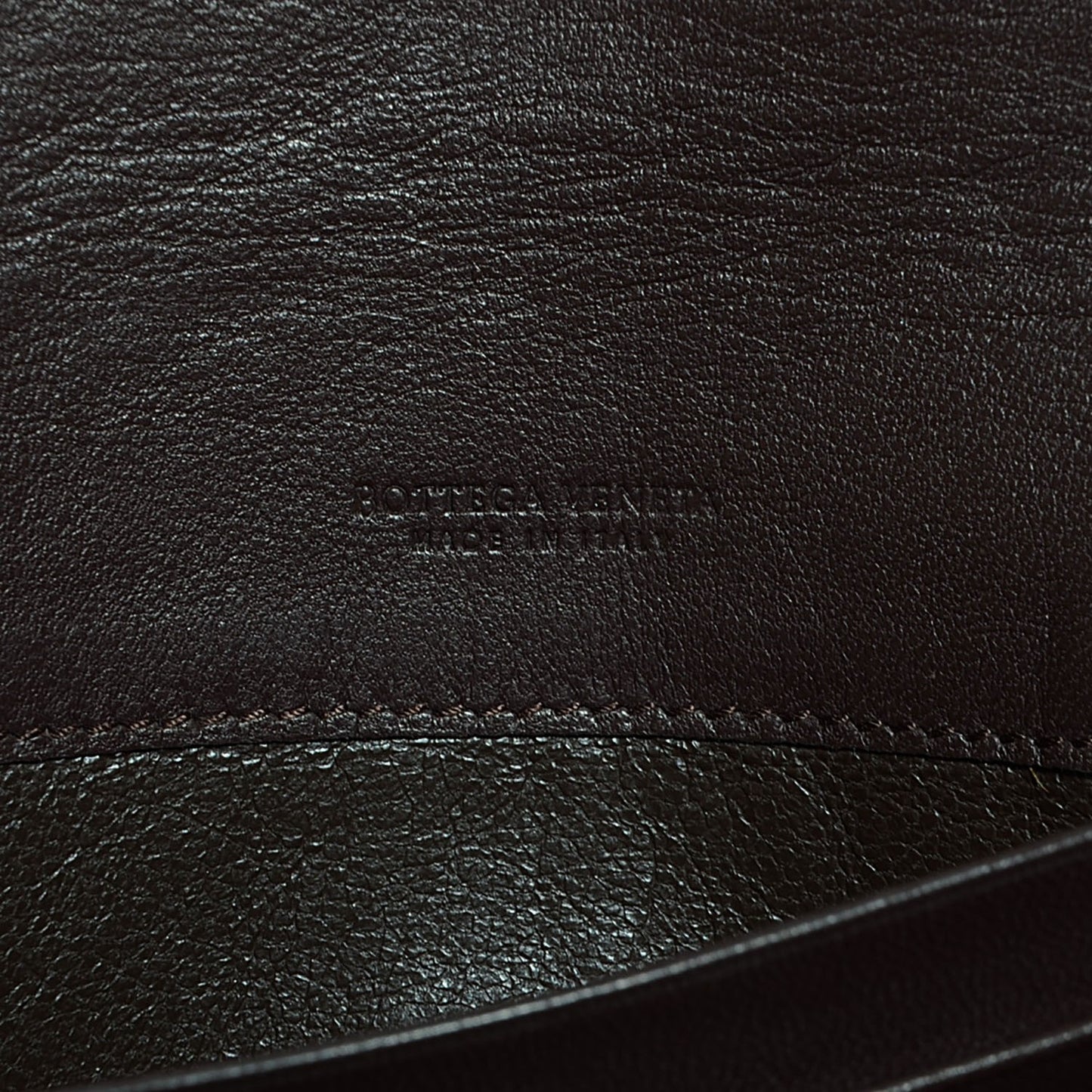 Nappa Intrecciato Continental Flap Wallet Ebano
