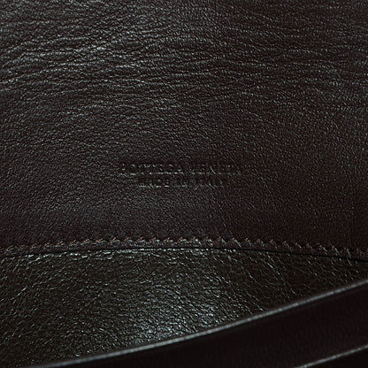 Bottega Veneta Nappa Intrecciato Continental Flap Wallet Ebano 6 of 9