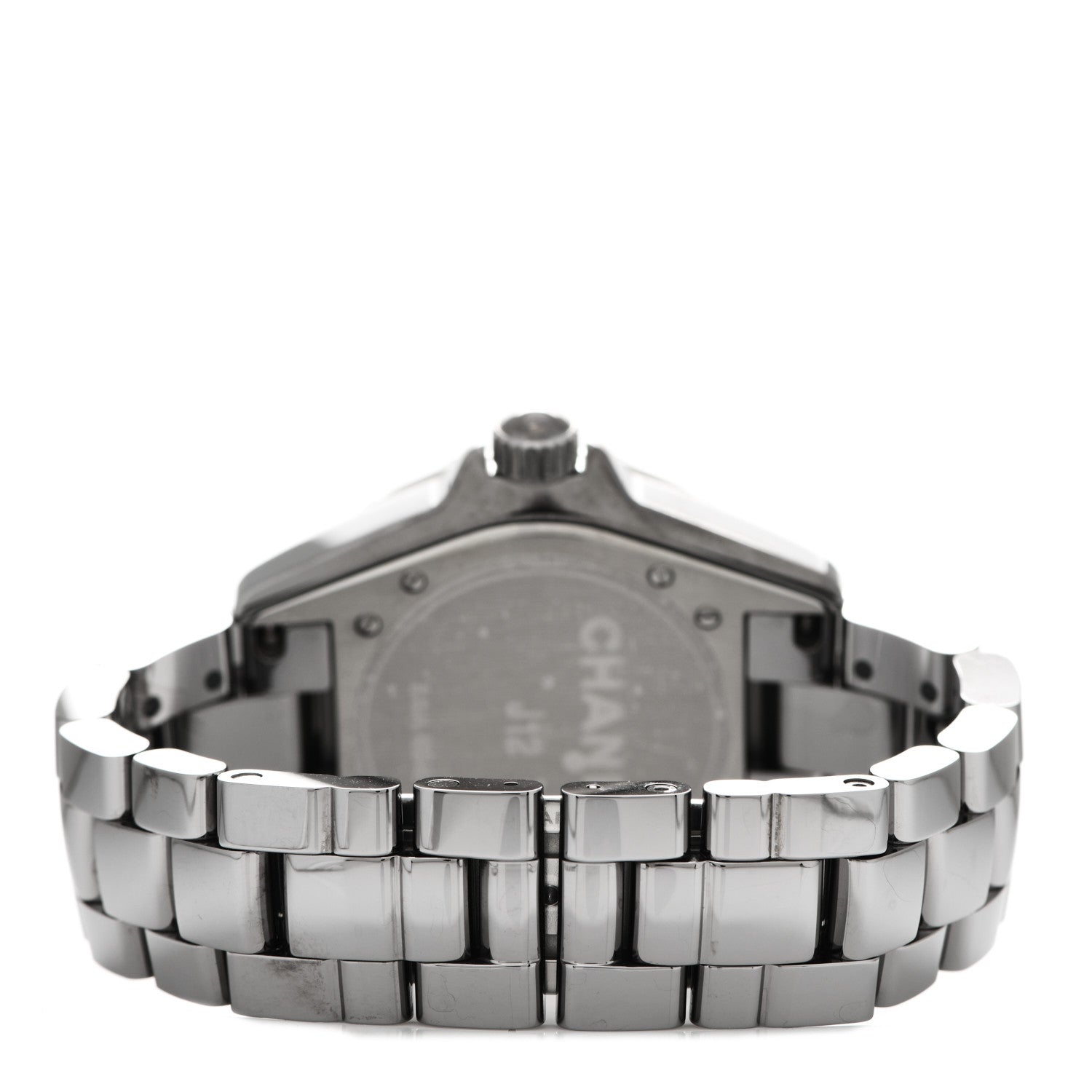 Chanel Titanium Ceramic Diamond 38mm J12 Automatic Watch 3 of 4