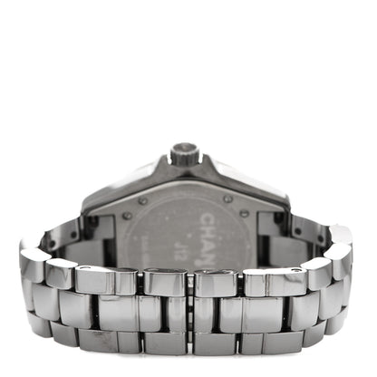 Chanel Titanium Ceramic Diamond 38mm J12 Automatic Watch 3 of 4