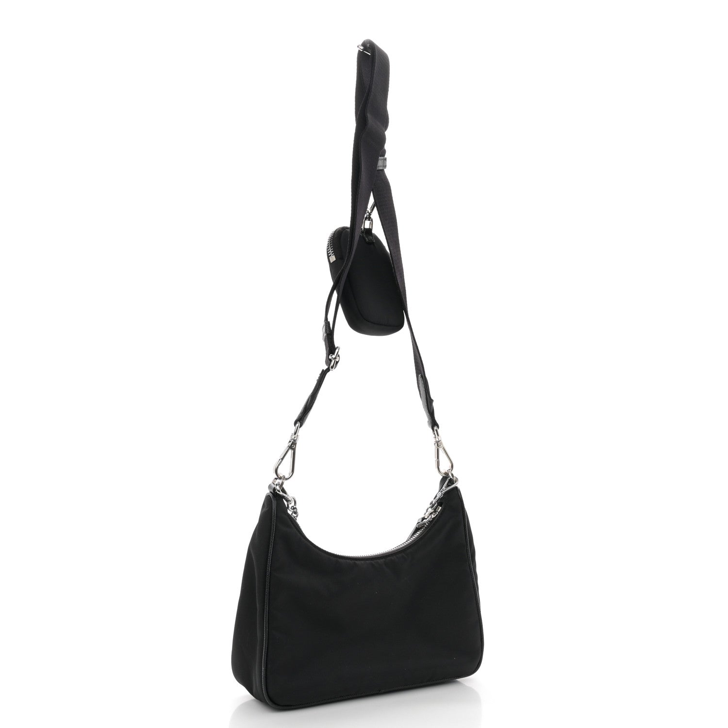 Prada Nylon Re-Edition 2005 Shoulder Bag Black 3 of 11