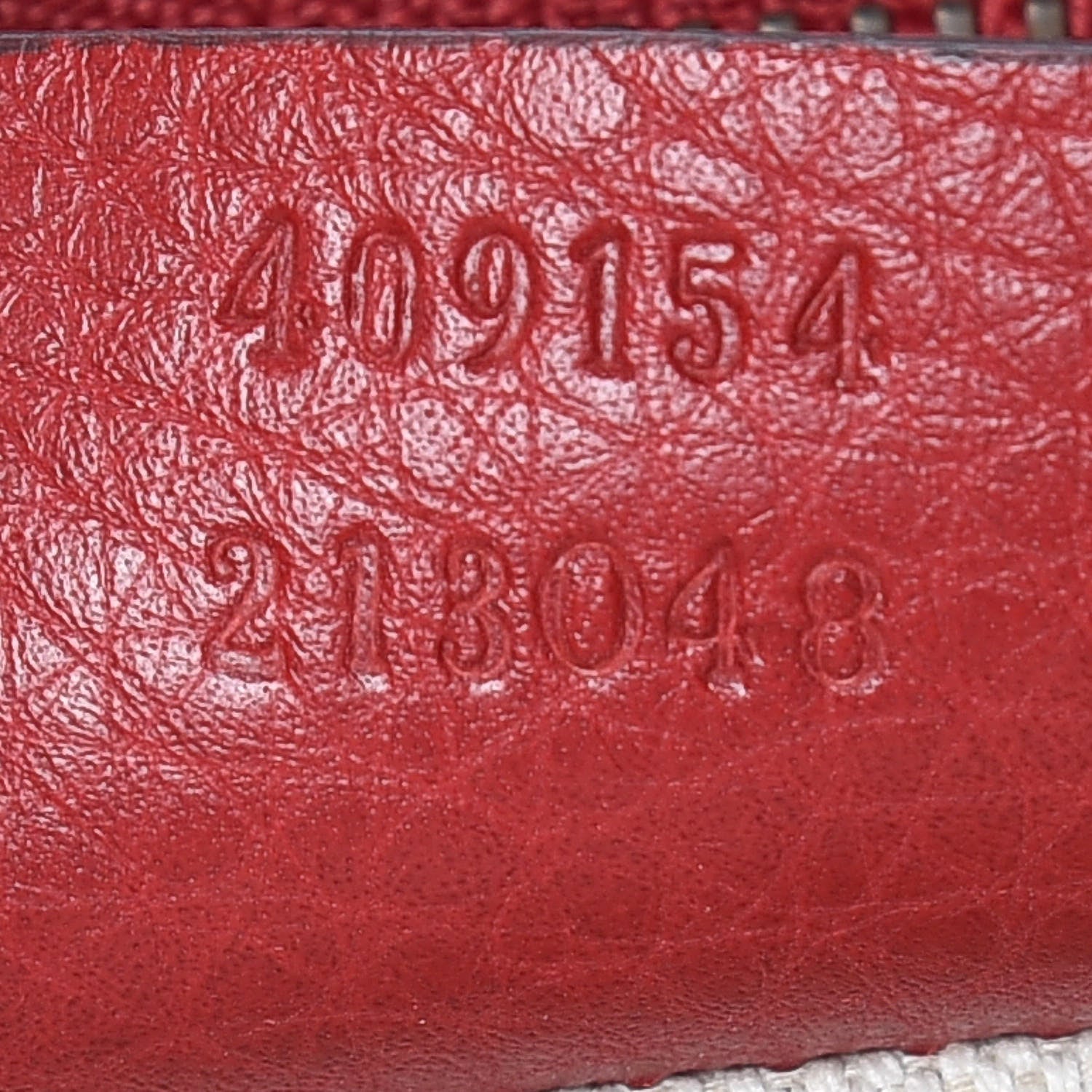 Gucci Cellarius Calfskin Feline GG Marmont Flap Shoulder Bag Vulcanic Red 9 of 14