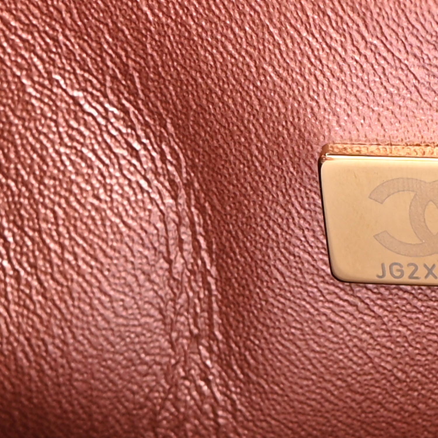 Chanel Metallic Grained Calfskin Quilted 2.55 Reissue Mini Flap Copper Pink 7 of 10